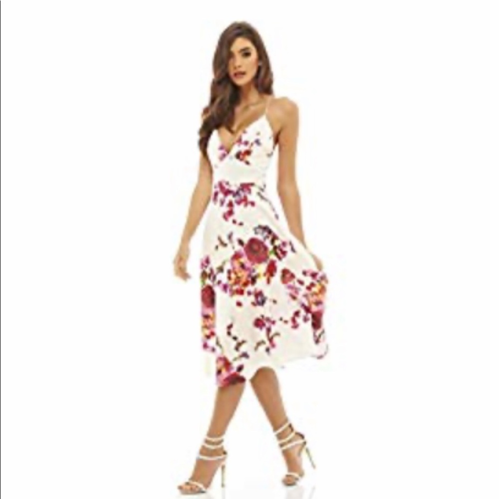 Flowy strapless party dress. Worn once